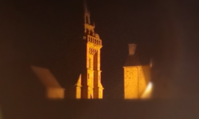 Eglise de COATREVEN - vue de nuit - Coatréven