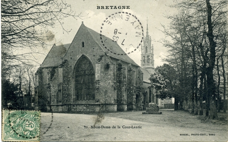Notre-Dame de la Cour-Lantic (carte postale de 1907)
