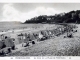 Un coin de la plage de Trestraou, vers 1930 (carte postale ancienne).