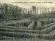Labyrinthe du Château du Bois de la Salle (carte postale de 1910)