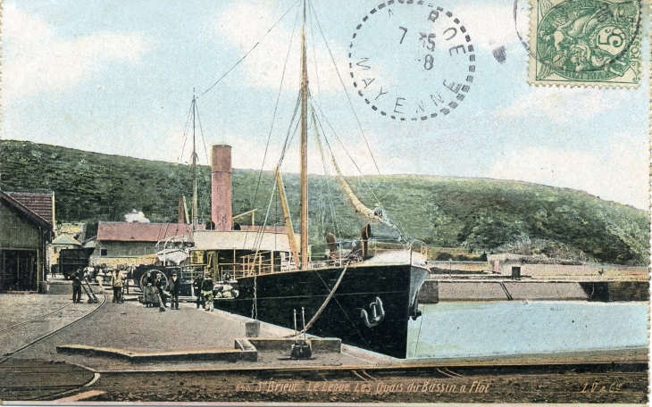 Le Legue - les-quais-du-bassin-a-flot-carte-postale-de-1907 - Saint-Brieuc