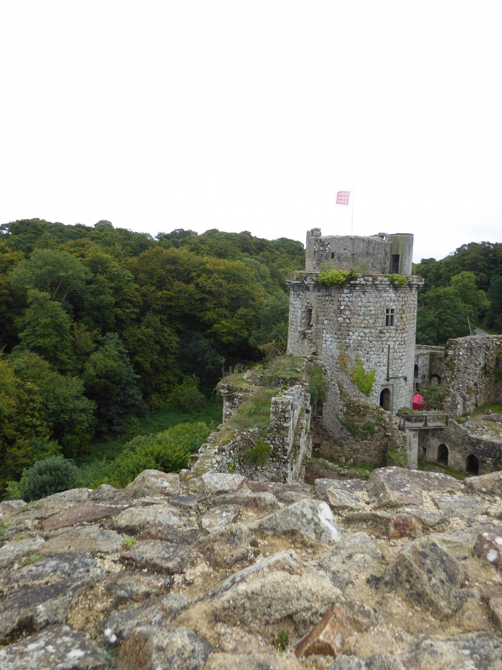 Vue du chemin de ronde - Tonquédec