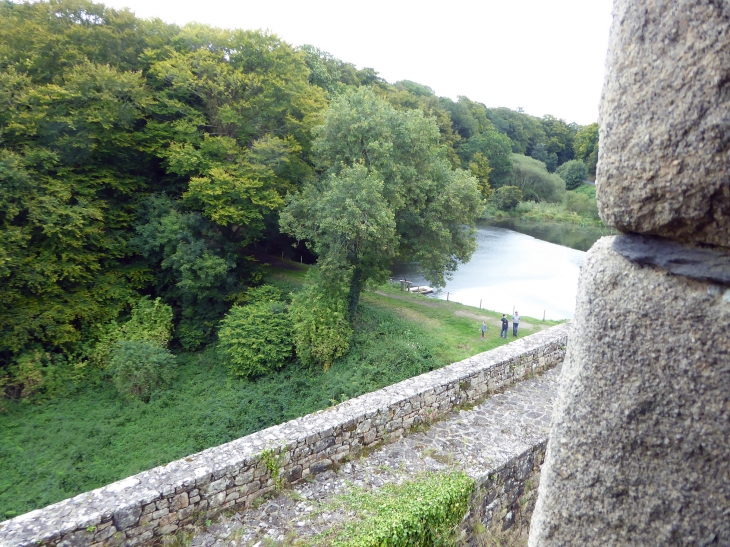 Vue du chemin de ronde - Tonquédec