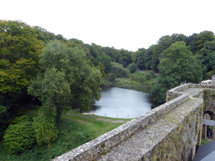 Vue du chemin de ronde - Tonquédec