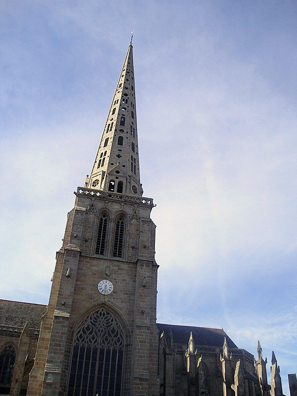 Le clocher de la cathédrale - Tréguier