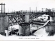 Photo suivante de Brest Le pont national (fermé), vers 1920 (carte postale ancienne).
