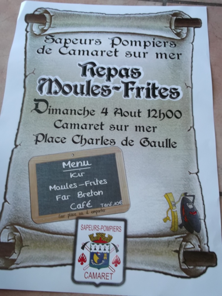 Repas des pompiers de camaret - Camaret-sur-Mer