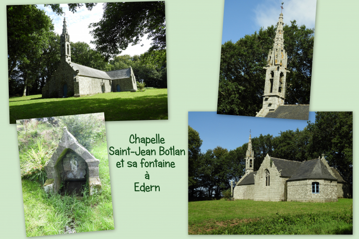 Chapelle St Jean Botlan et sa fontaine... - Edern