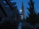 clair de lune frôlant le clocher de HANVEC
