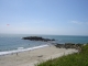Photo suivante de Moëlan-sur-Mer la plage de Trenez et l'ile Percée