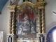 dans l'église : l'autel du Rosaire