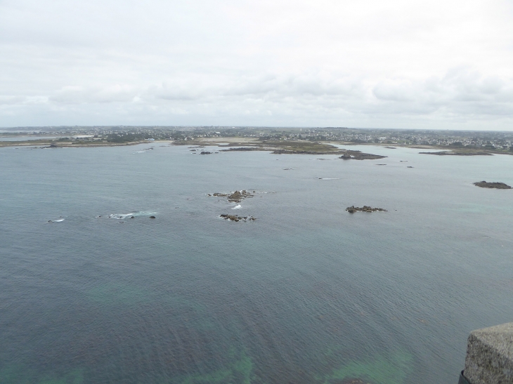 L'île vierge : vue du sommet du phare - Plouguerneau