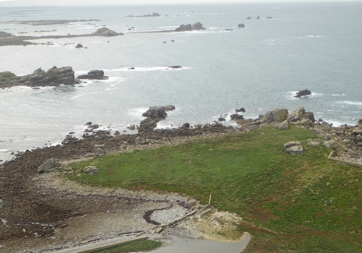 L'île vierge : vue du sommet du phare - Plouguerneau