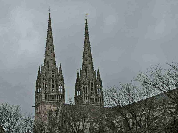 Les fleches de la cathédrale - Quimper