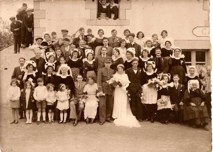 Mariage famille BERNARD avant 1922 - Tréméven