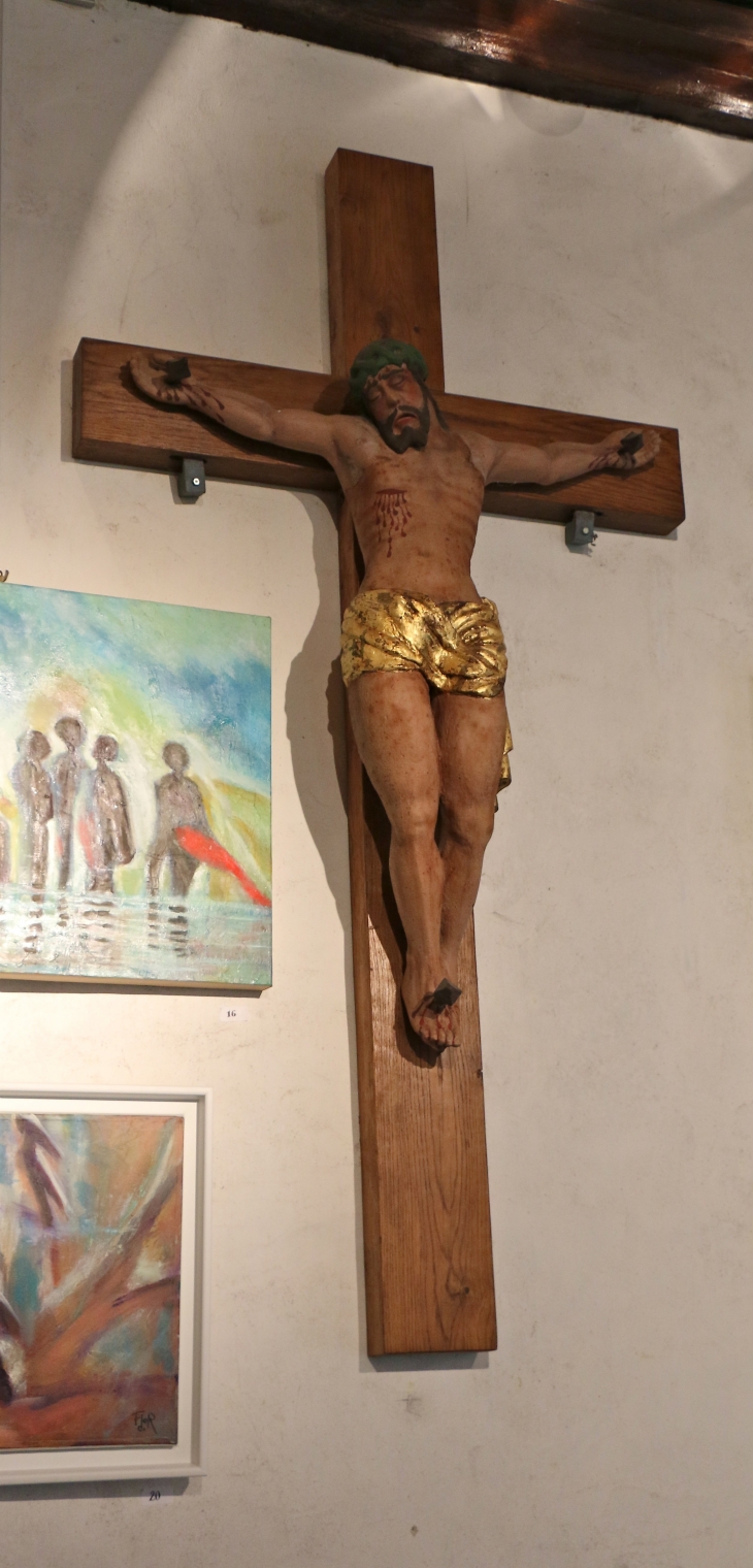 Chapelle Sainte Anne : crucifix - Le Minihic-sur-Rance
