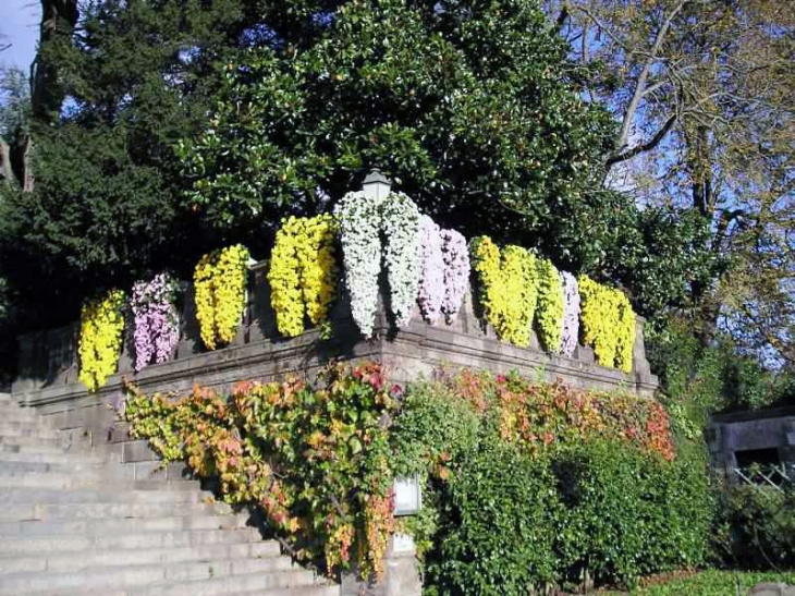 L'escalier du jardin du Thabor - Rennes