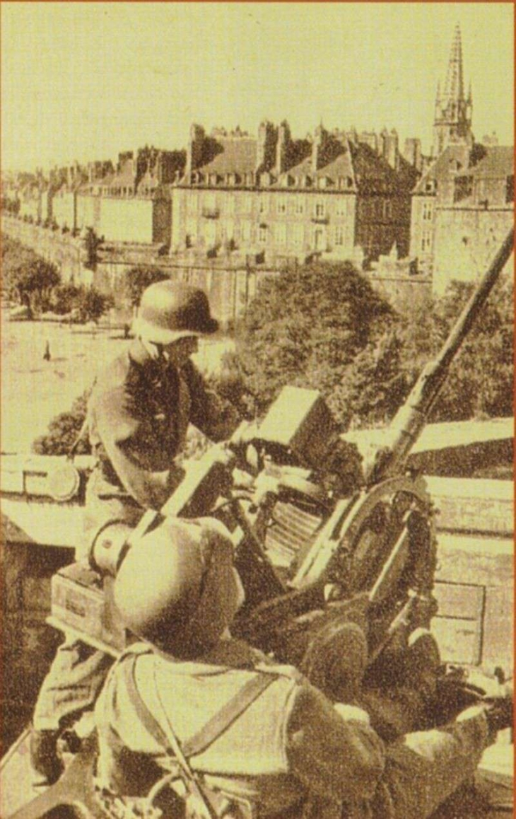 Les allemands à St Malo (guerre 39-45). - Saint-Malo