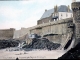Photo suivante de Saint-Malo Les Remparts et la Place de Bon Secours, vers 1910 (carte postale ancienne).