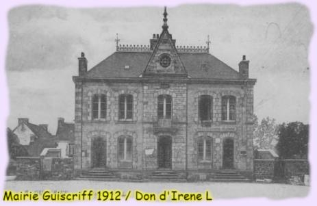 Mairie en 1912 - Guiscriff