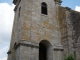 Le clocher porche de l'église de Saint-Méliau.
