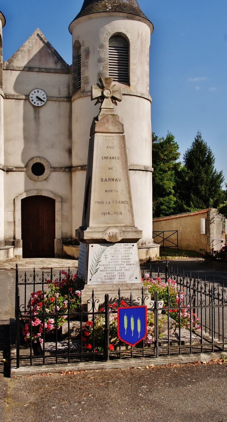 Monument aux Morts - Bannay