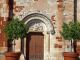 le portail roman de l'église