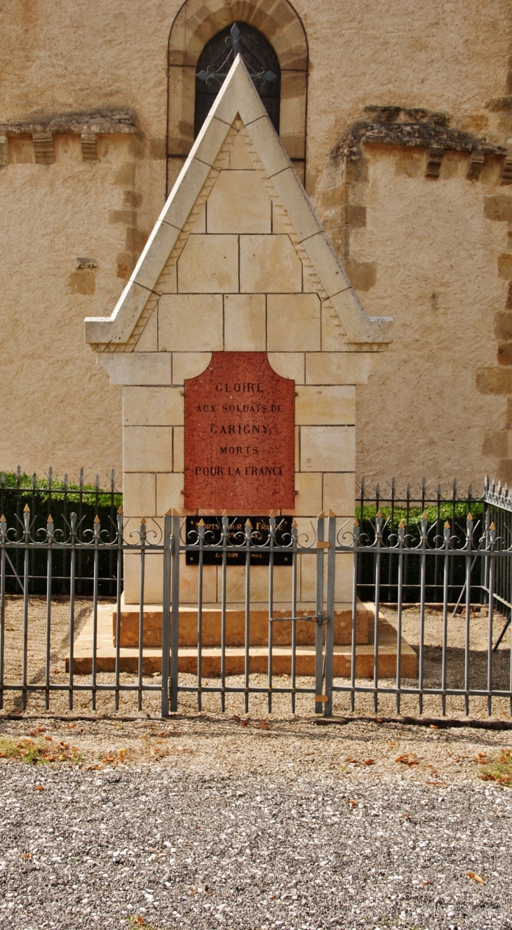 Monument aux Morts - Garigny