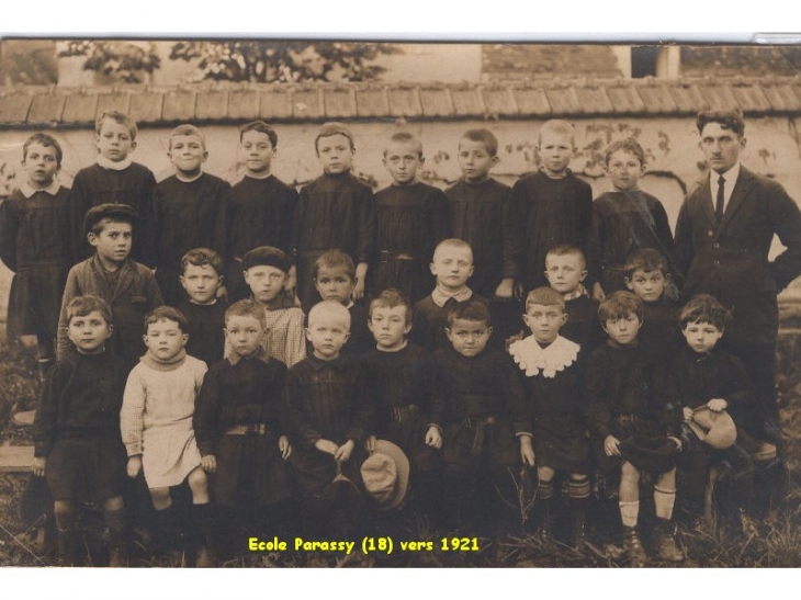 Ecole de Parassy vers 1921