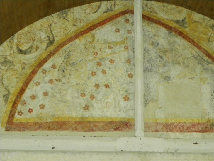 Peintures murales eglise de Saint Eloy de Gy - Saint-Éloy-de-Gy