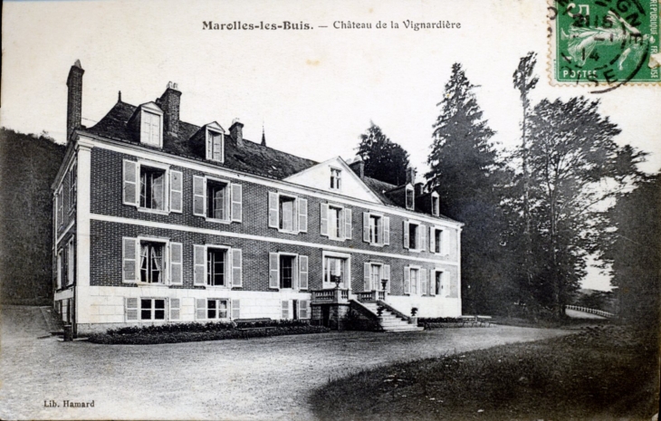 Château de la Vignardière; vers 1914 (carte postale ancienne). - Marolles-les-Buis