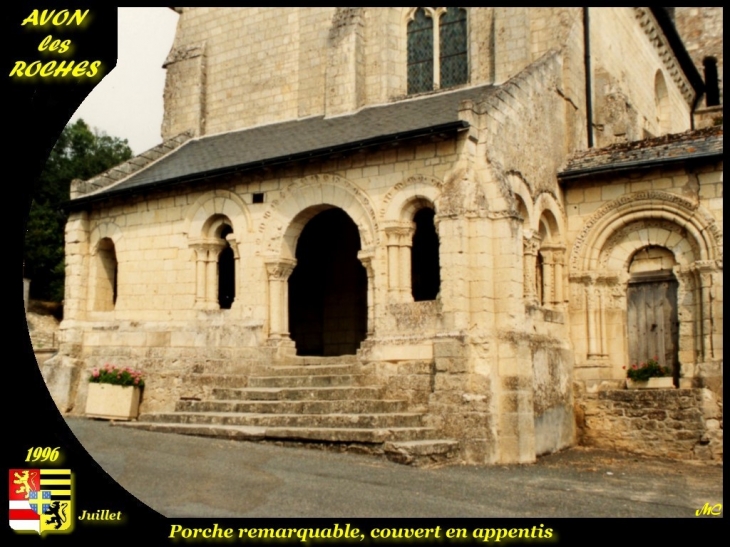 Eglise avec son remarquable - Avon-les-Roches