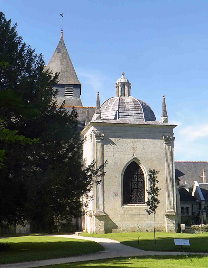 Le chevet de l'église - Azay-le-Rideau