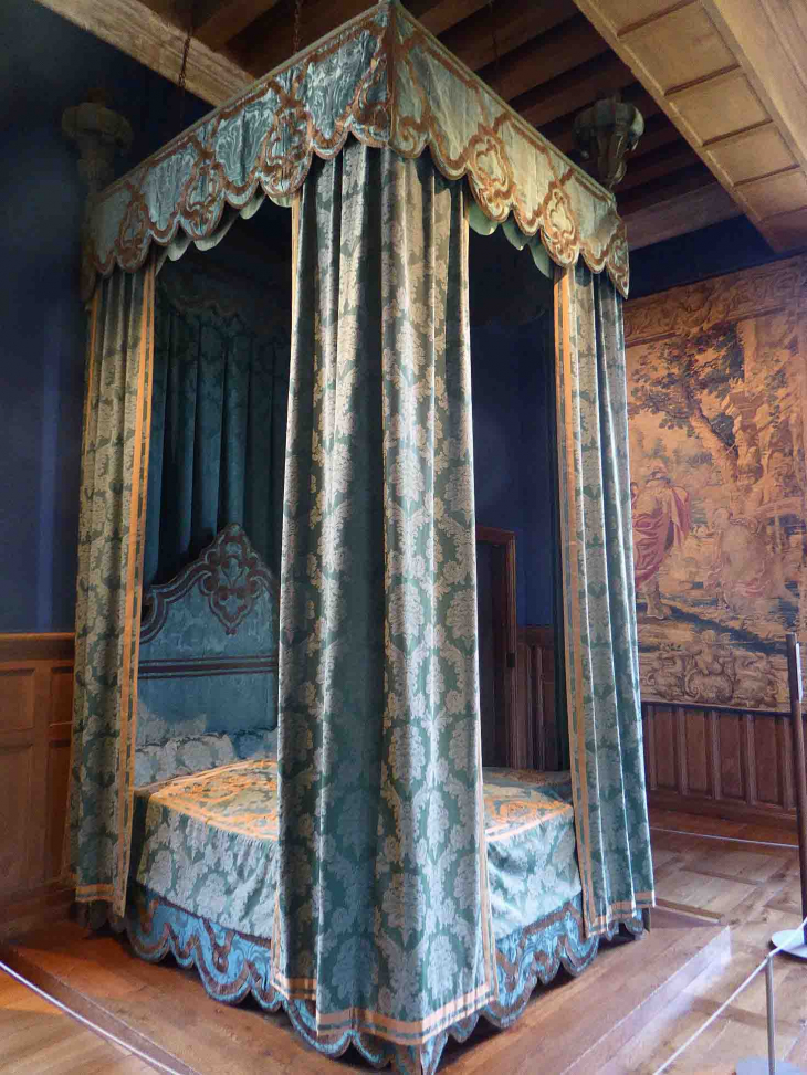 Le château : la chambre du Roi - Azay-le-Rideau