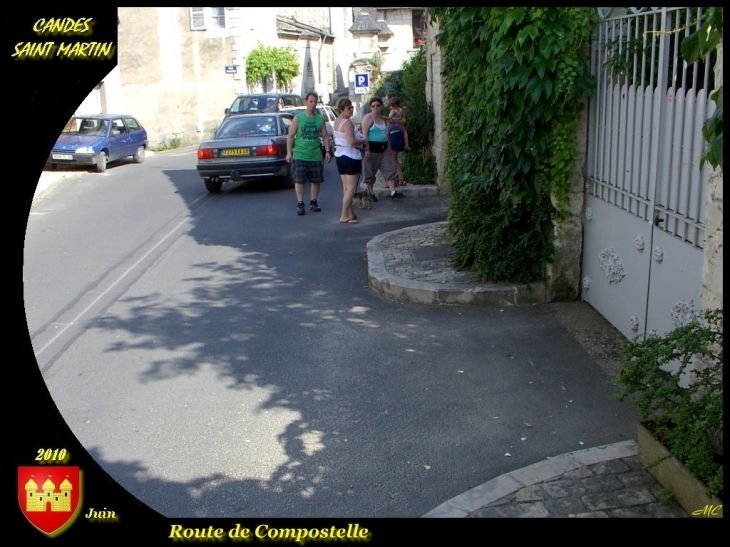 Route de Compostelle - Candes-Saint-Martin