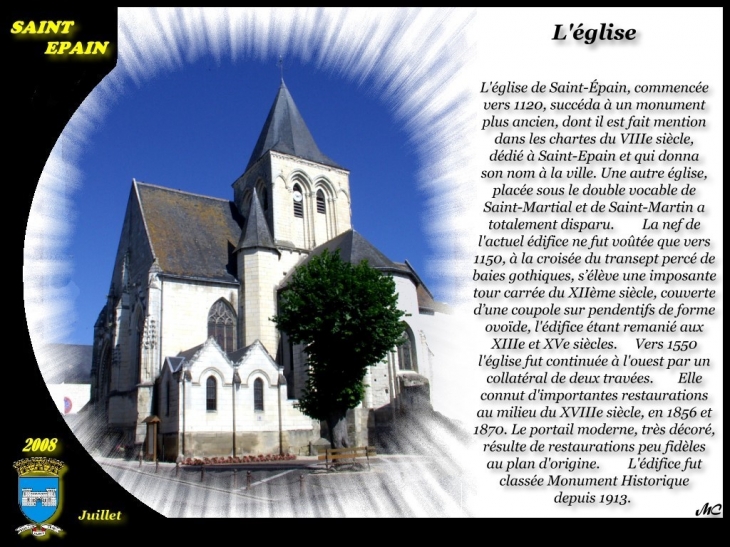 L'église - Saint-Épain