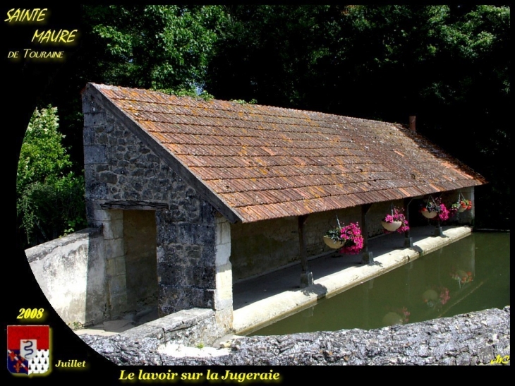 Le lavoir sur  la Jugeraie - Sainte-Maure-de-Touraine