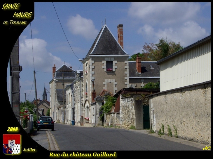 Rue du château Gaillard - Sainte-Maure-de-Touraine