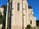 Le chevet de l'église Saint Chistophe.