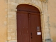 portail de l'abbatiale saint Pierre.