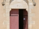 Portail de la façade Sud de  l'abbatiale Saint Pierre.