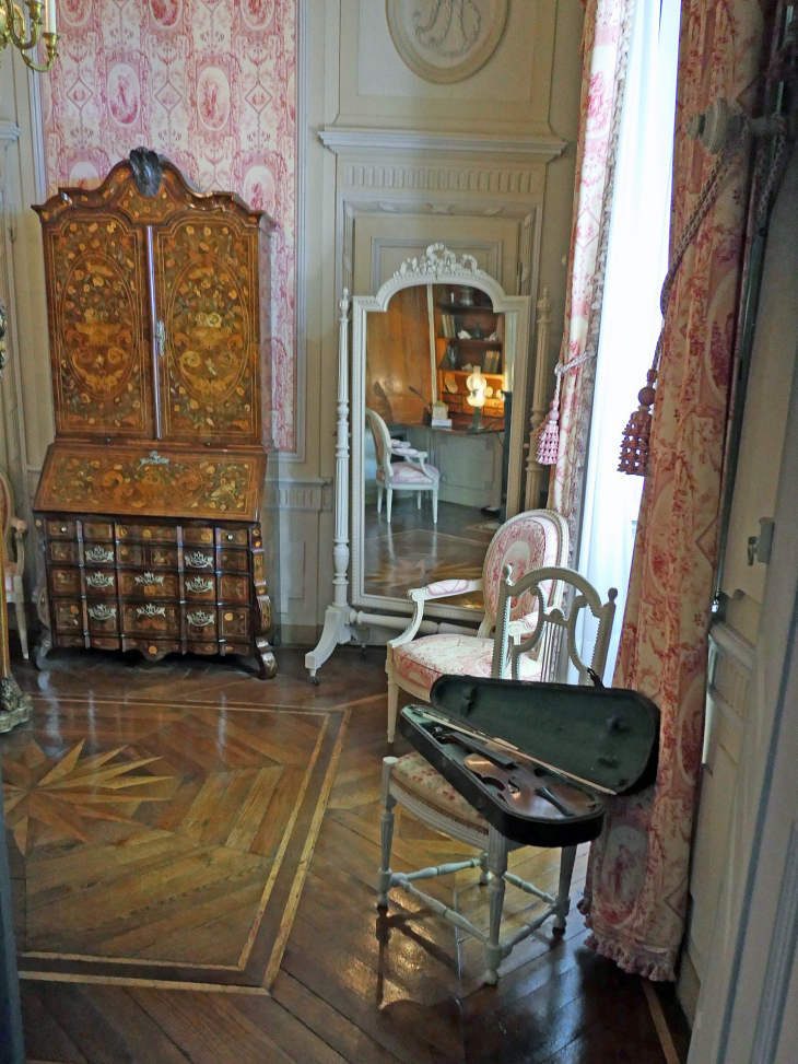  la maison de George Sand : sa chambre au rez de chaussée  - Nohant-Vic