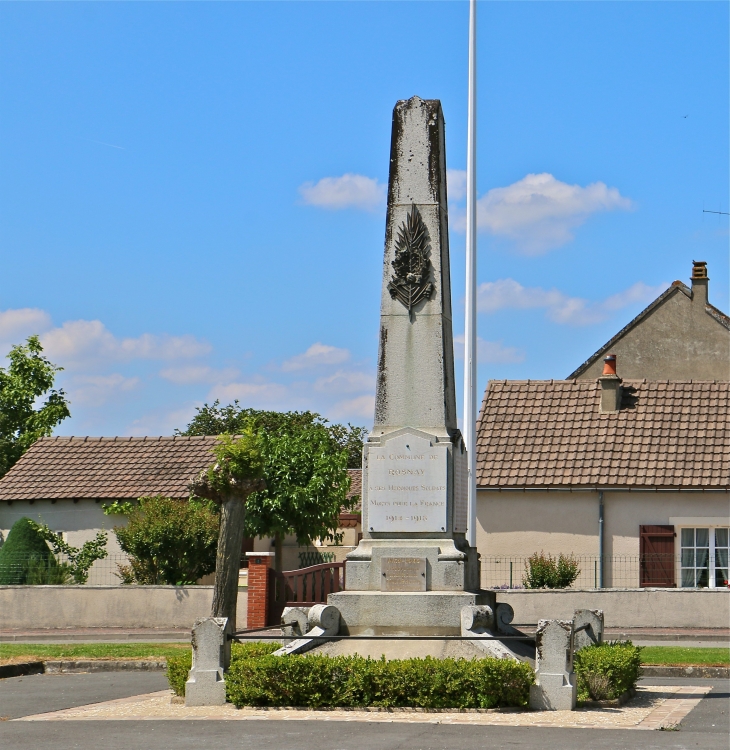 Le Monument aux Morts - Rosnay