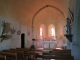 Eglise Saint Aignan : le choeur avec son abside en cul de four.