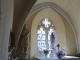 Eglise Saint Aignan : petite chapelle de droite avec la statue de Saint Aignan.