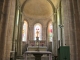 Le choeur de l'église Saint Gaultier : abside en cul de four.
