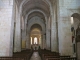 Eglise Saint Gaultier : la nef vers le choeur.