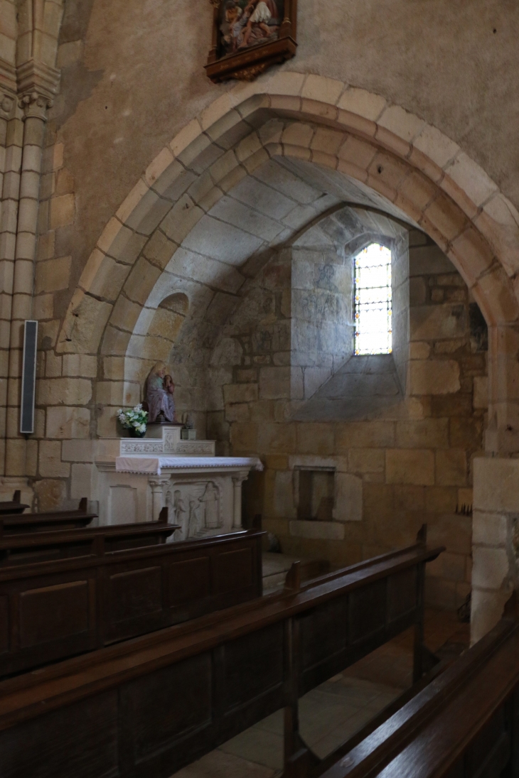 Petite-chapelle-laterale-droite - Eglise Saint Marcel. - Saint-Marcel