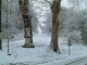 Carrefour FAVEROLLES/CHATEAUVIEUX sous la neige