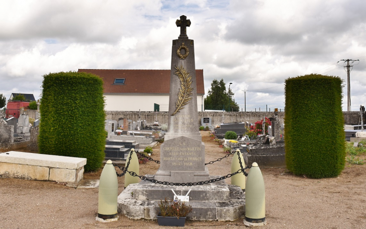 Monument-aux-Morts - La Chapelle-Saint-Martin-en-Plaine